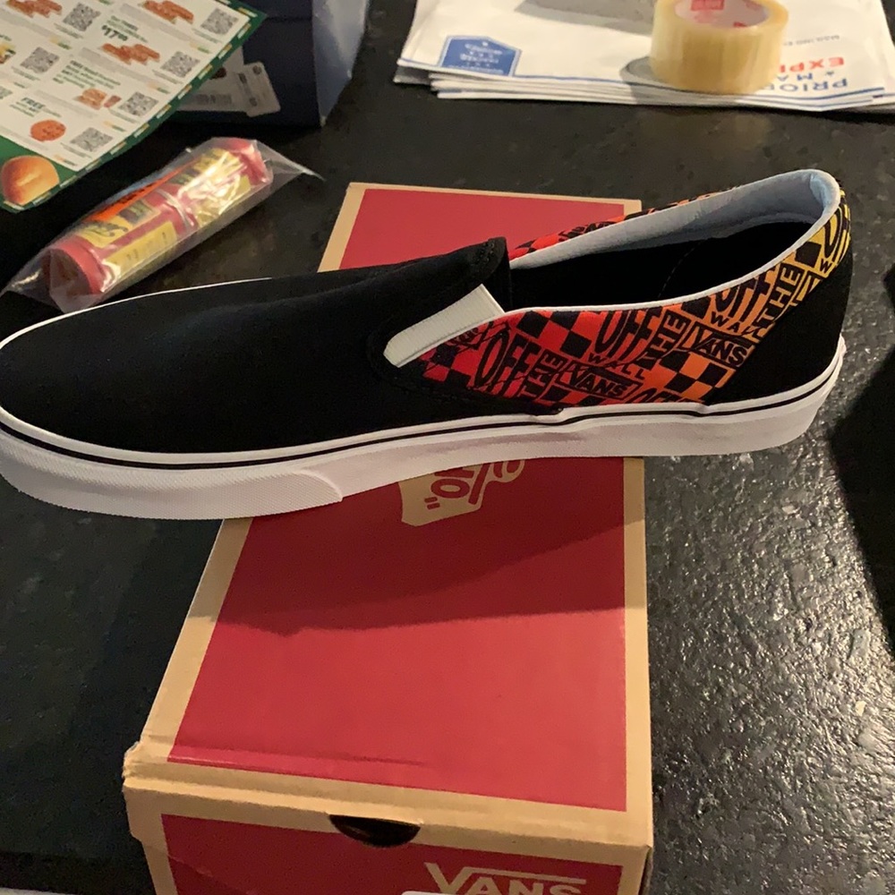 COPY - Men’s Size 13 Vans Logo Flame